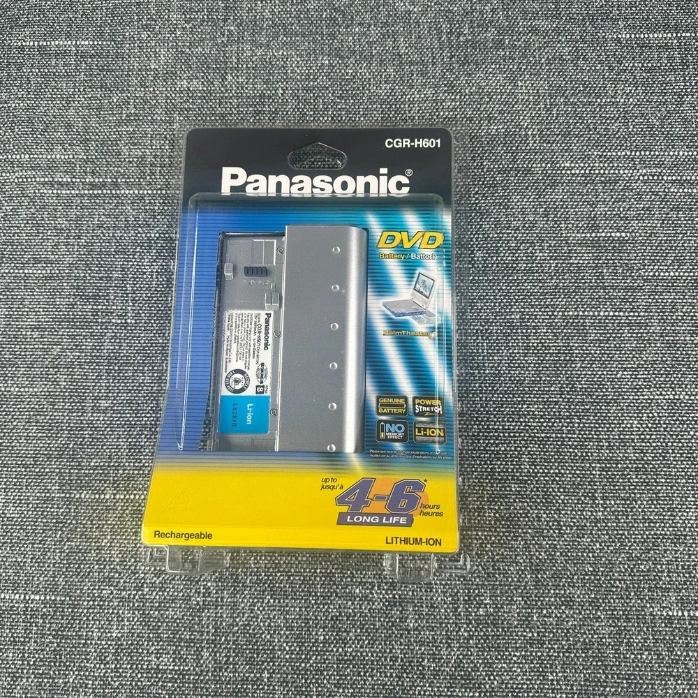 Panasonic CGR-H601 Portable DVD Battery For DVD-LV57, DVD-LV57PP, DVD-LV50 NEW‎